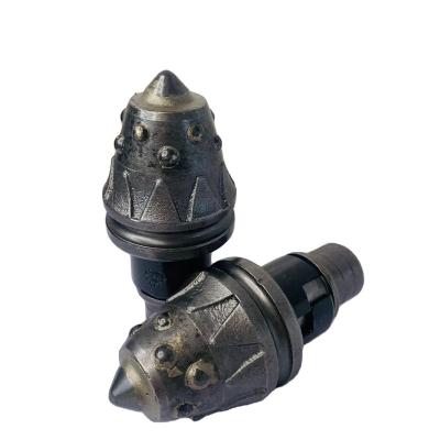 China Building Material Shops C31HD Rotary Bit , Ram Rotary Digging Bit With Spiral Drill Bullet Teeth Drilling for sale