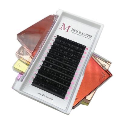 China Individual Seller of Lash Tray Mixed Length Classic Lash Natural Classic Long Eyelash Extensions for sale