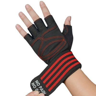 China Unisex Fitness Accessories Half Finger Grip Protective Mitts Gym Exercise Fitness Anti-Skid Apparatus for sale