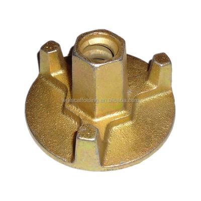 China Concrete Construction Used Green I&T Mivan Doka Peri Formwork Tie Rod Nut For Formwork Scaffolding System Hardware for sale