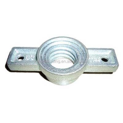 China Jack Base Scaffold WRK Cast Iron Scaffold Jack Nut Thread For Low Jacks for sale