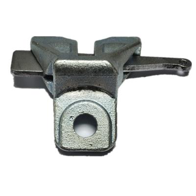 China Ringlock System Ledger Head Ringlock Scaffolding Head Ledger Tube Mount Brace Scaffolding Mounts for sale