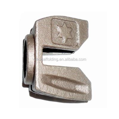 China Cast Steel Scaffolding Ringlock End Ringlock Ledger Head For 42mm/48mm Pipe for sale