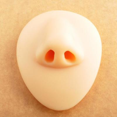 China Wholesale Cute Silicone Artificial Silicone Nose Jewelry Safe Piercing Supply for sale