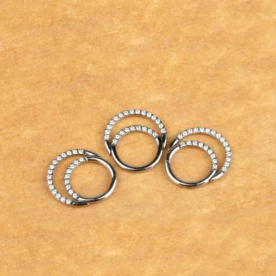 China Cute Labret Titanium Labret Piercing Body Piercing ASTM F136 Jewelry AAAAA+ Titanium Zircon 1.6*10MM /1.6*12MM Jewelry Nose Ring for sale