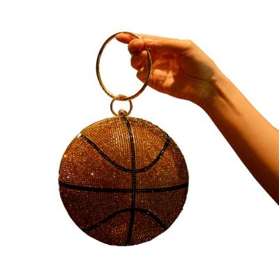 China Famous Designer Basketball Purse Handbags Hot Brands Fashion Clutch Evening Bags For Women for sale