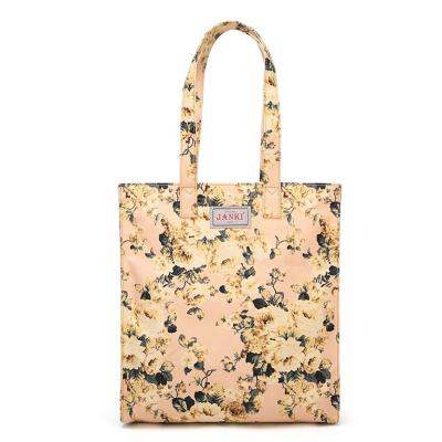 China New Environmentally Friendly Waterproof Floral Shopping Handled Large Capacity Women's Tote Shoulder Bag for sale