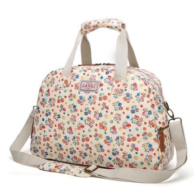 China 2020 New Vintage Flower Printing Large Capacity Sport Bags For Gym Hot Sale Travel Bag for sale