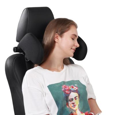 China Business / Luxury Car Seat Rest Pillow Headrest Memory Foam Car Neck Support Pillow With Headrest for sale