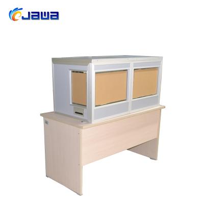 China Conversion table top translation booth for 2 person sound table interpreter booth for sale