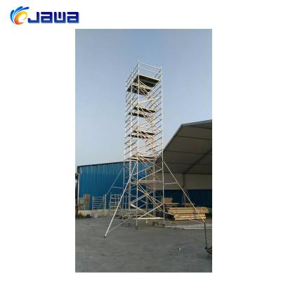 China USDE Lightweight Double Width Aluminum Ladder Mobile Scaffolding For Sale for sale