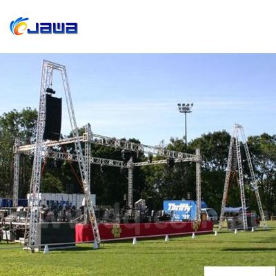 China Large Exihibition Loading A Shape Aluminum Speaker Truss For Hanging Speakers Lighting Tuss for sale