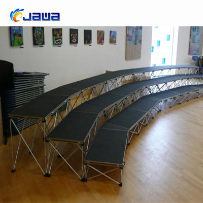 China Exihibition Outdoor Aluminum Non - Slip Portable Movable Stage For Outdoor Events for sale