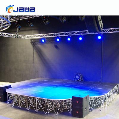 China High Quality Folding Aluminum Portable Platform Board Stage / Exihibition Stage Set for sale