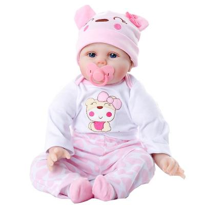 China Factory Wholesale Cartoon Toy Lifereborn Baby - Doll Silicone Cloth Body 22