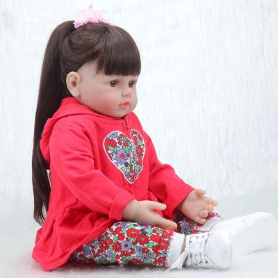 China Big Doll 58cm Fashion Realistic Short Hair Wholesale Hot Realistic Doll Reborn Toy Lifereborn Toys Cartoon Toy Lifereborn Birthday Gifts Senior Doll Baby for sale