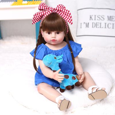 China Factory Price Changeable Wholesale Lifelike Silicone Vinyl Full Body Silicone Reborn Baby Doll 48cm Newborn - Doll For Kids Mini Cute Soft for sale