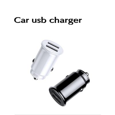 China Tablet MP3 GPS New Mini Car Charger Dual Port Mobile Phone Stealth Drag Dual USB Car Charging 5V3A Fast Charging Two Car Main Charger for sale