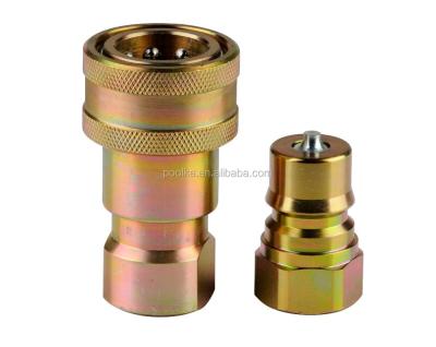 China ISO B Quick Release Steel Hydraulic Couplings for sale