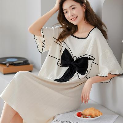 China QUICK DRY Women's Pajamas Summer Thin Section Two Piece Ladies Spring And Autumn Home Wear Sets for sale