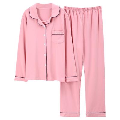 China 2022 New QUICK DRY European and American Women's PJ Loungewear Sets Ladies Cotton Printing Long Sleeve Pajamas for sale