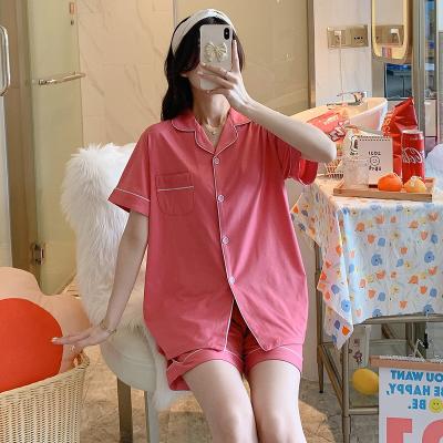 China Hot Selling QUICK DRY Printed Monogram Ladies Leisure T-shirt Sleepwear Women Nightgown Pajamas for sale