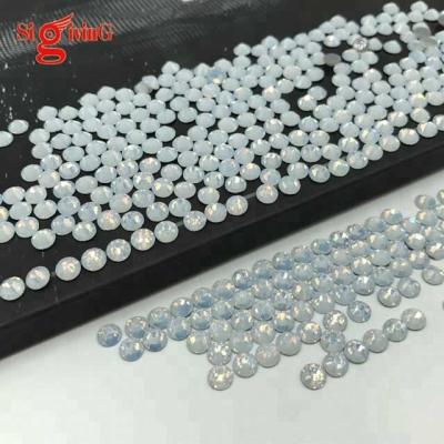 China 12 Cut Facets (Same Cuts) Color Series Opal Crystal Rhinestone Garment Use Rhinestone Round Shape Rhinestone Hot-fix Techniques for sale