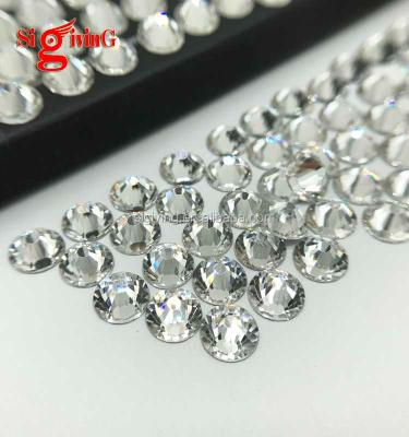 China The same non-hot glitter mobile phone cut fix rhinestones wholesale price lower prices bling crystal flat back glass for sale