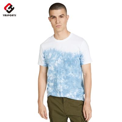 China MOQ 1 Print Drop Ship Design Anti-Shrink Tie Dye Shape T-Shirt On Demand Online for sale