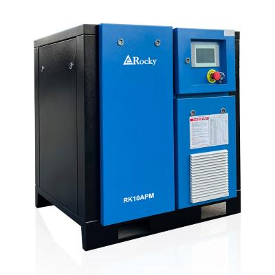 China Lubricated rotary screw air compressor 7.5kw 11kw 15kw 10hp 20hp 30hp screw compressor for sale for sale