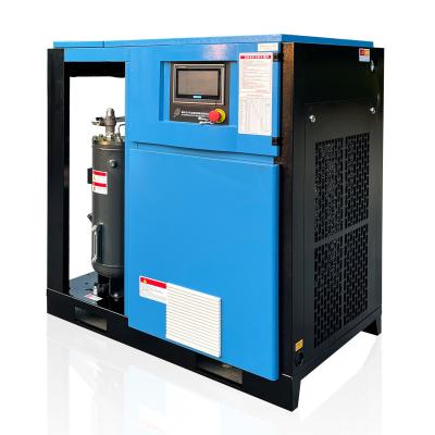 China 22kW 30hp Lubricated Industrial Speed ​​Variable Frequency Rotary Screw Air Compressor for sale