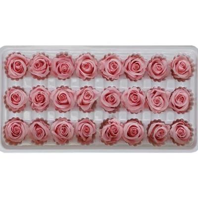 China Gift Wholesale A Grade 2-3cm Rose Flower Eternal Preserved Rose For Wedding Decoration for sale