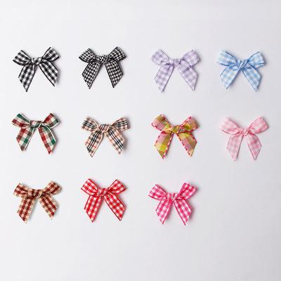 China Hair Accessories Grosgrain Ribbon Cloth The New Hanger Mini Satin Ribbon Flowers Bows Gift Craft Wedding Cloth Decoration for sale