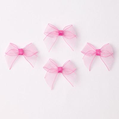 China Hair Accessories New Grosgrain Ribbon Fabric Bows Clips Print Mini Bows For Children Girls Headwear Kids Hair Accessories for sale