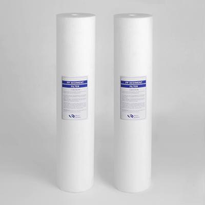 China Hotel MSQ 1/5 Micron 20 Inch PP Sediment Filter Cartridge For Household Water Treatment for sale