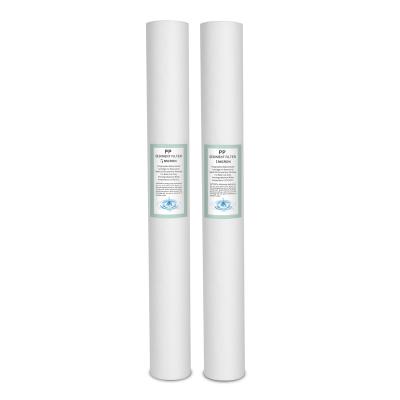 China Hotel MSQ 1/5microns 20inch 220g PP Water Sediment Filter Cartridge Filter For Household Water Treatment for sale