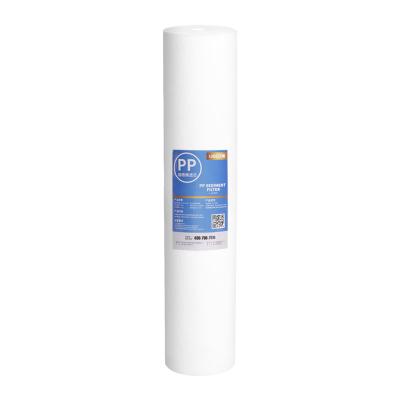 China Eco-Friendly Easy Operation Li Ge 20 inch Fat Pp Yarn Cotton Household Water Filter Cartridge For Water Treatment for sale