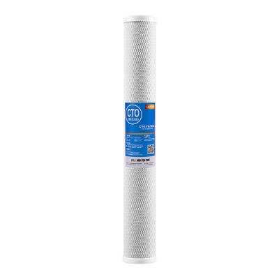 China Eco-Friendly Easy Operation Li Ge  20 Inch CTO Activated Carbon Filter Cartridge Water Filter For Water Treatment for sale