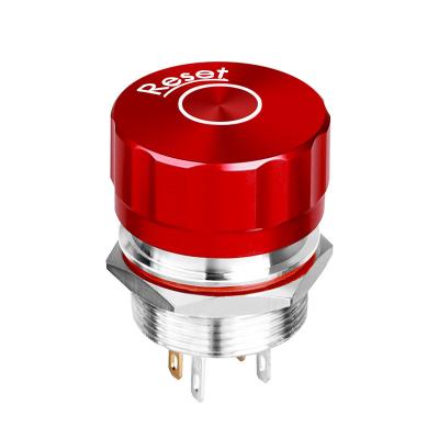 China Best Selling High Current Metal Push Button Switch Push Button Switch With Led LBM6 for sale