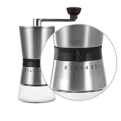 China Who respects the environment. 2021 Moyoco High Quality Easy Vendor Adjustable Manual Coffee Grinder Amazon Top Set With Coffee Bean Storage Jars for sale