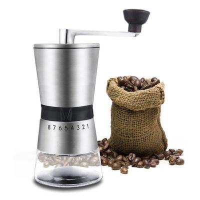 China 2021 Hot Sale Moyoco Wholesale High Quality Amazon Car 3 Cup Coffee Grinder Portable Manual Coffee Bean Jar Set Professional With 2 for sale