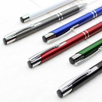 China Glitter Metal Tip Pen Advertising Ballpoint Pen Wholesale Hotel Promotional Pen With Custom Logo for sale