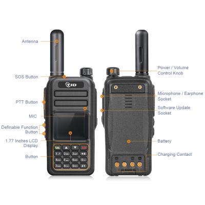 China TD-G730A walkie-talki LTE/4G/3G network PTTs zello wakie wakie talkie medical long range handheld radio for sale