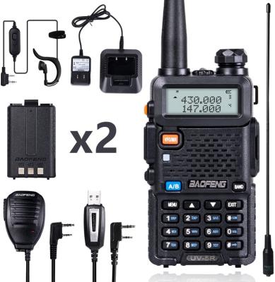 China Baofeng UV-5R 5w VHF UHF Radio Long Range Portable Dual Band 1800mAh Two Way Walkie Talkie for sale