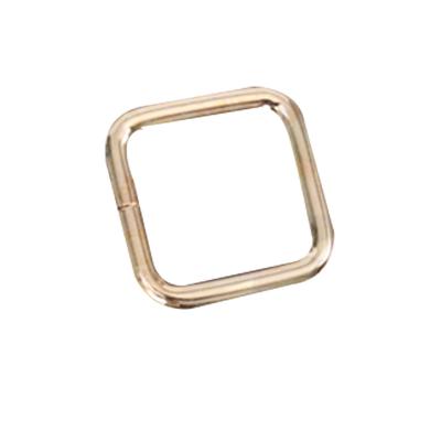 China Wholesale Durable Good Quality Yellow Brass Square Buckle For Lady Purse for sale