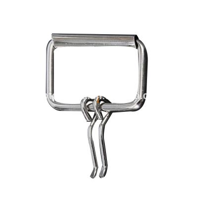 China Durable Wholesale Metal Square Roller Hardware Adjust Belt Buckle With Double Pin for sale