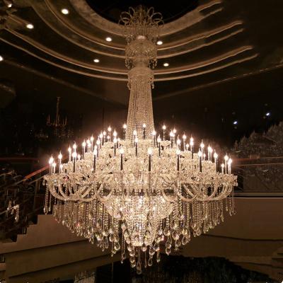 China Modern Italian Crystal Classic Glass Candle Chandelier Maria Theresa Wedding Party Crystal Chandeliers Lighting for sale