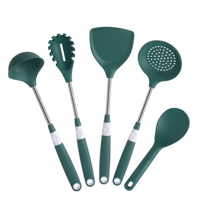 China Food Grade Viable Wholesale Silicone Kitchen Utensils Soft Silicon Kitchenware Set for sale