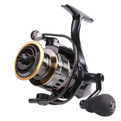 China Metal+plastic LINNHUE Fishing Reel HE500 800-7000 High Quality Spinning Reel 10KG Max Drag 5.2:1 Gear Ratio Reel Saltwater Reel Fishing for sale