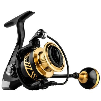 China Metal Factory Customize Exclusive Fishing Reel to Customize Any Part Except Body Saltwater Reel 5.2:1 Screw-in Handle Spinning Reel for sale